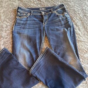 Women's silver suki style jeans